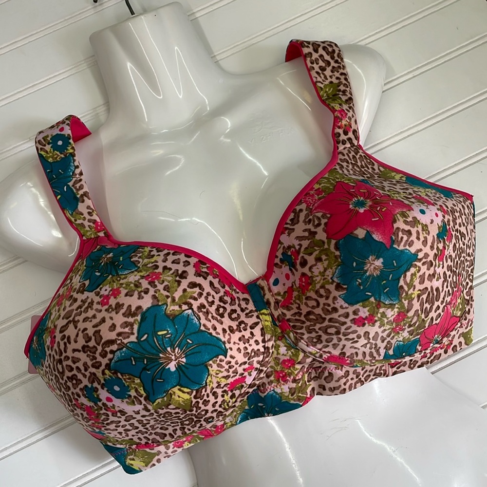Comfort Choice Printed Reversible Bra- 36DDD